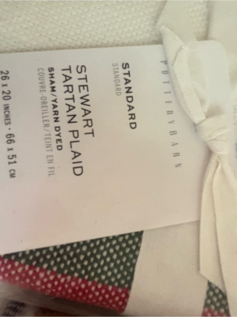 Product label - duvet cover